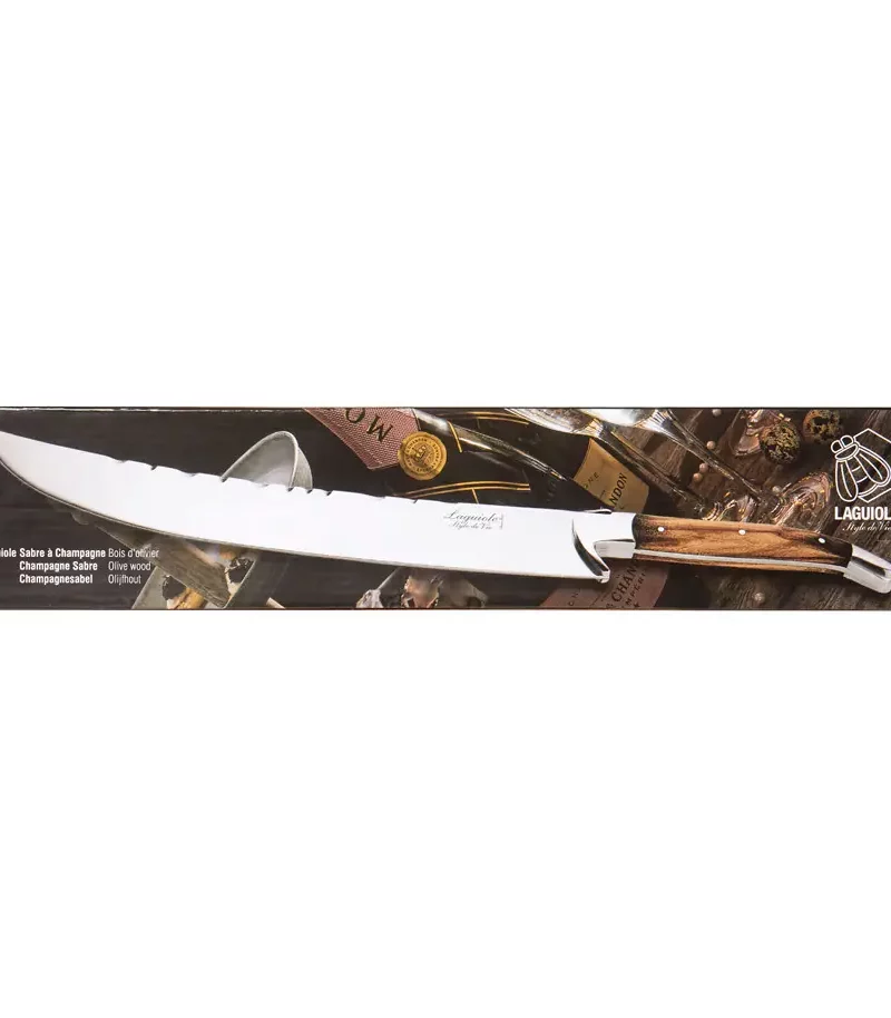 Champagne sabel Laquiole in luxe geschenkdoos